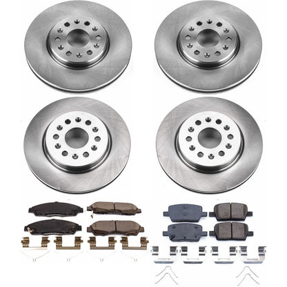 PowerStop 17-18 GMC Acadia Front & Rear Autospecialty Brake Kit (KOE7410)