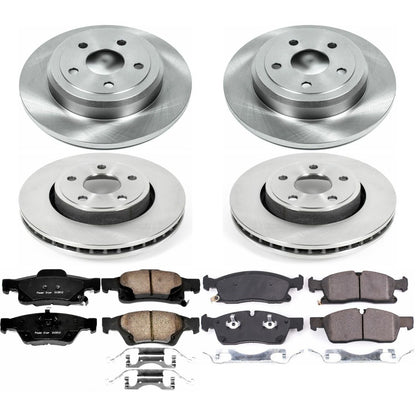 PowerStop 17-19 Jeep Grand Cherokee Front & Rear Autospecialty Brake Kit (KOE7413)