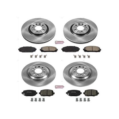 PowerStop 17-19 Jeep Cherokee Front & Rear Autospecialty Brake Kit (KOE7415)