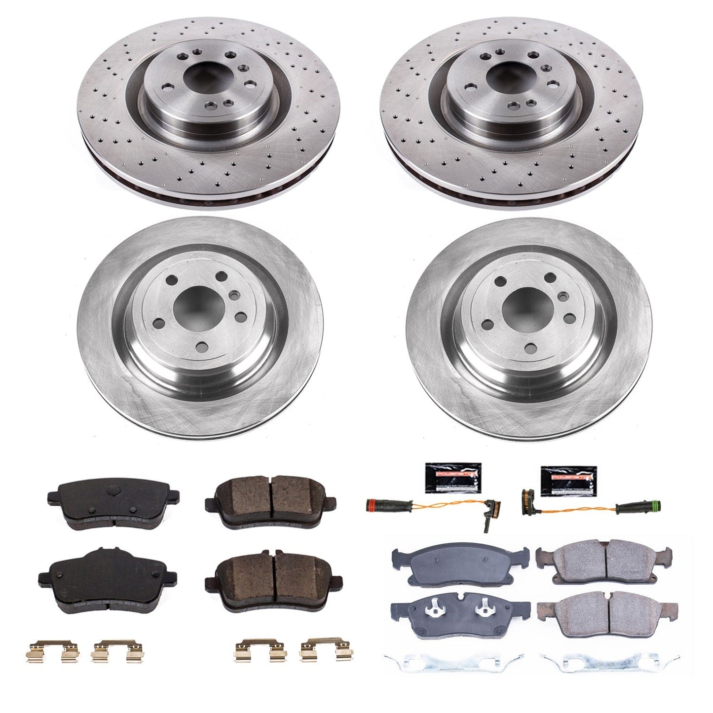 PowerStop 2016 Mercedes-Benz GLE300d Front & Rear Autospecialty Brake Kit (KOE7437)