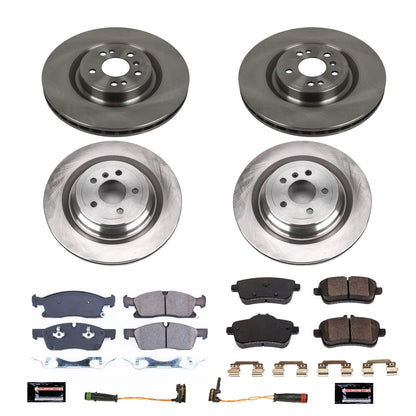 PowerStop 2017 Mercedes-Benz GLS450 Front & Rear Autospecialty Brake Kit (KOE7445)