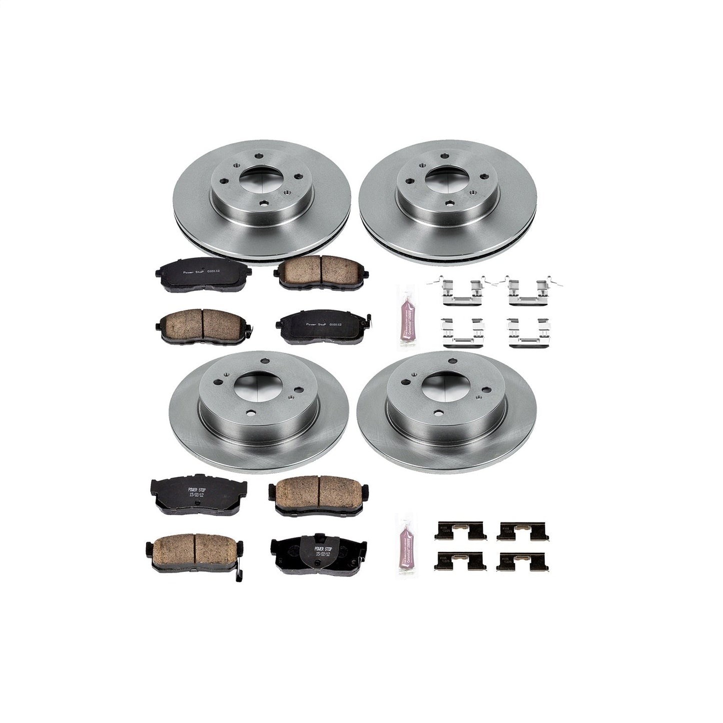 PowerStop 99-01 Infiniti G20 Front & Rear Autospecialty Brake Kit (KOE750)