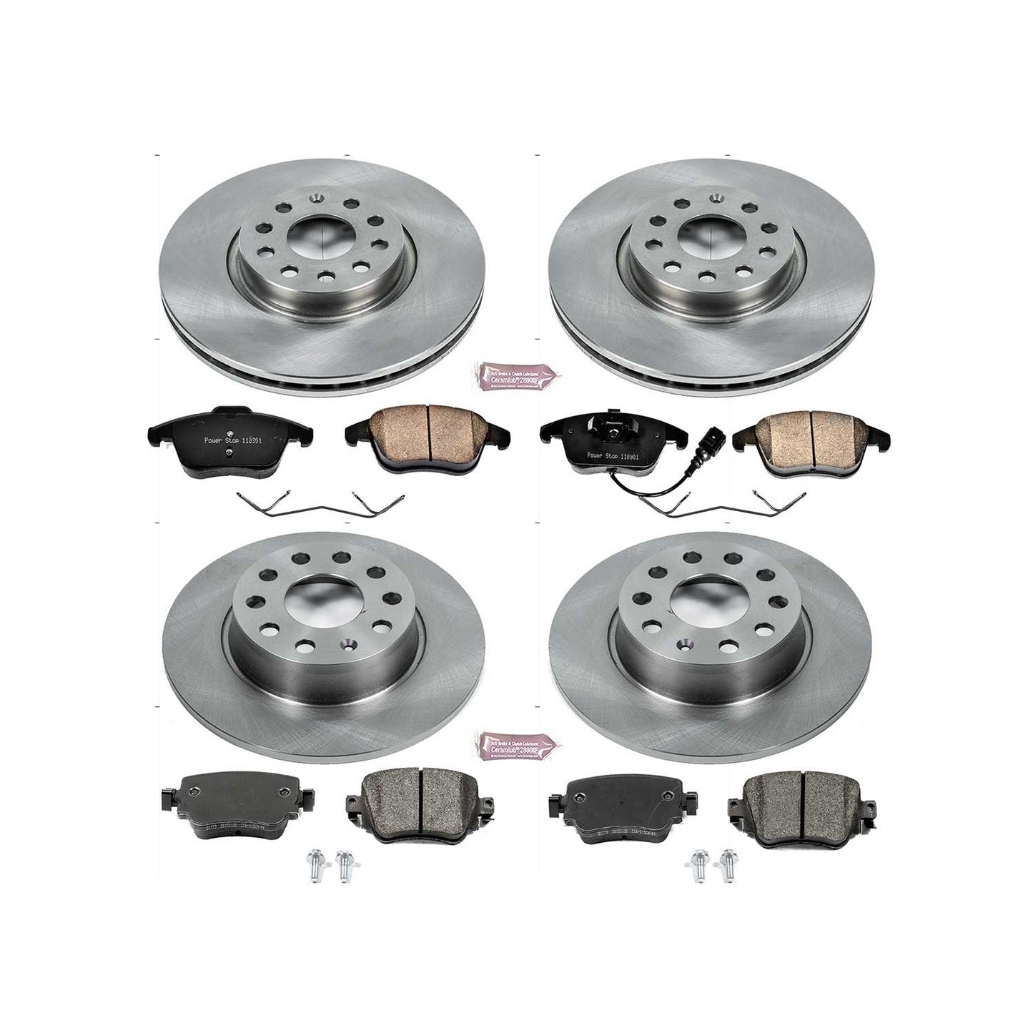 PowerStop 15-18 Volkswagen Passat Front & Rear Autospecialty Brake Kit (KOE7501)