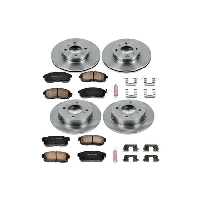 PowerStop 01-02 Infiniti G20 Front & Rear Autospecialty Brake Kit (KOE751)