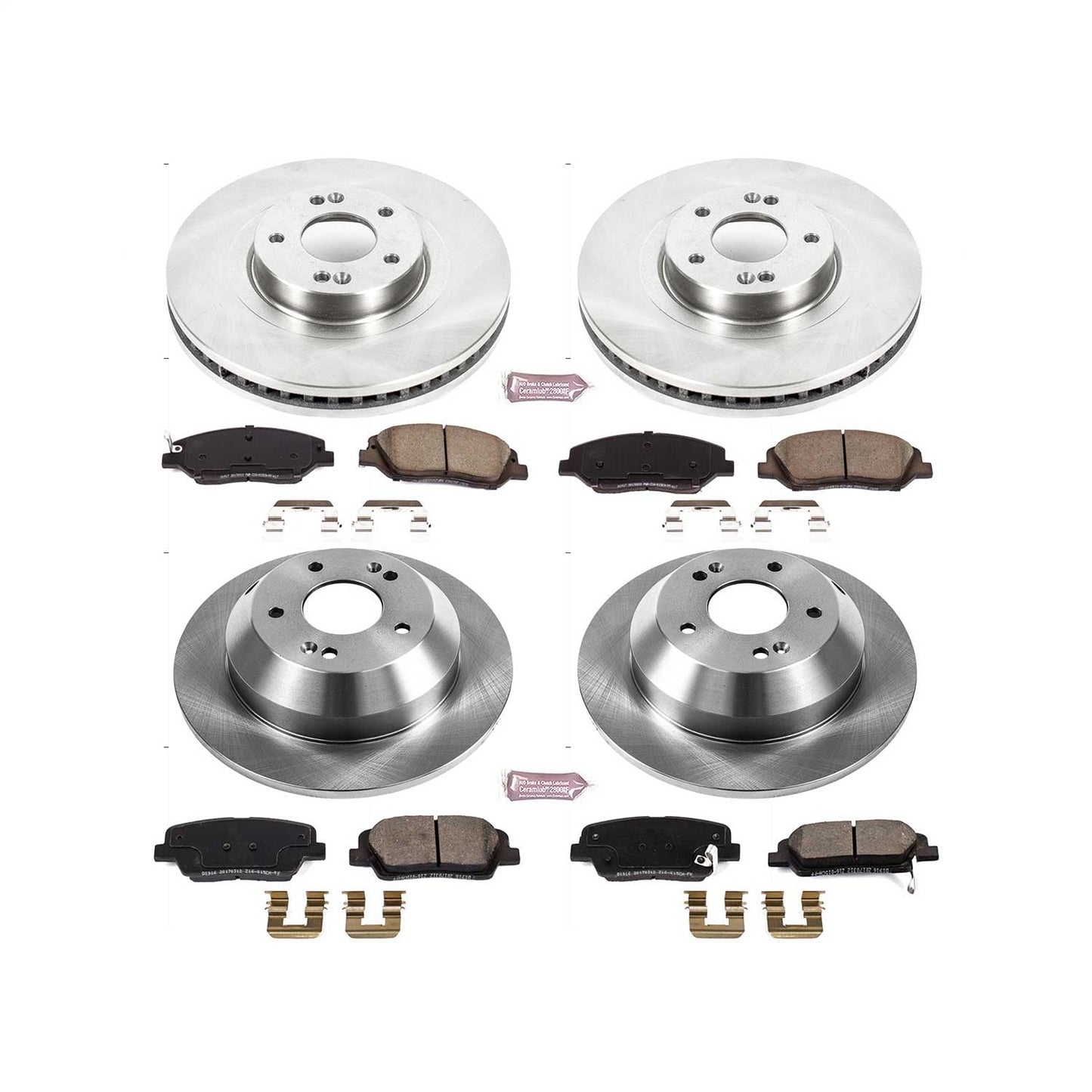 PowerStop 17-18 Hyundai Santa Fe Front & Rear Autospecialty Brake Kit (KOE7514)