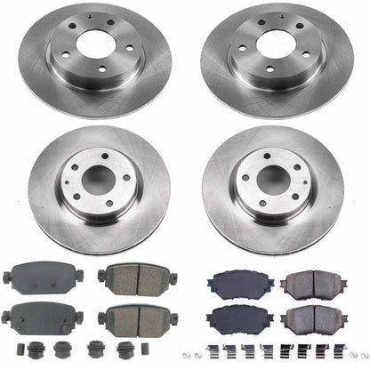 PowerStop 17-18 Mazda 3 Front & Rear Autospecialty Brake Kit (KOE7518)
