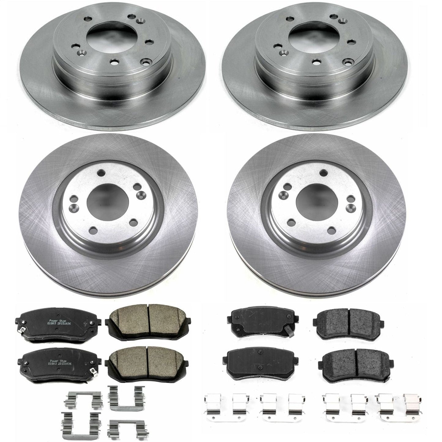 PowerStop 2016 Hyundai Sonata Front & Rear Autospecialty Brake Kit (KOE7521)