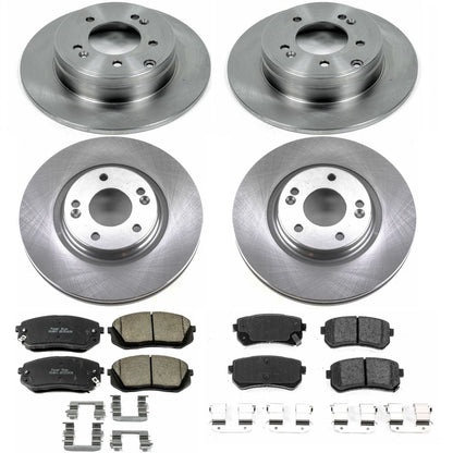 PowerStop 2016 Hyundai Sonata Front & Rear Autospecialty Brake Kit (KOE7521)