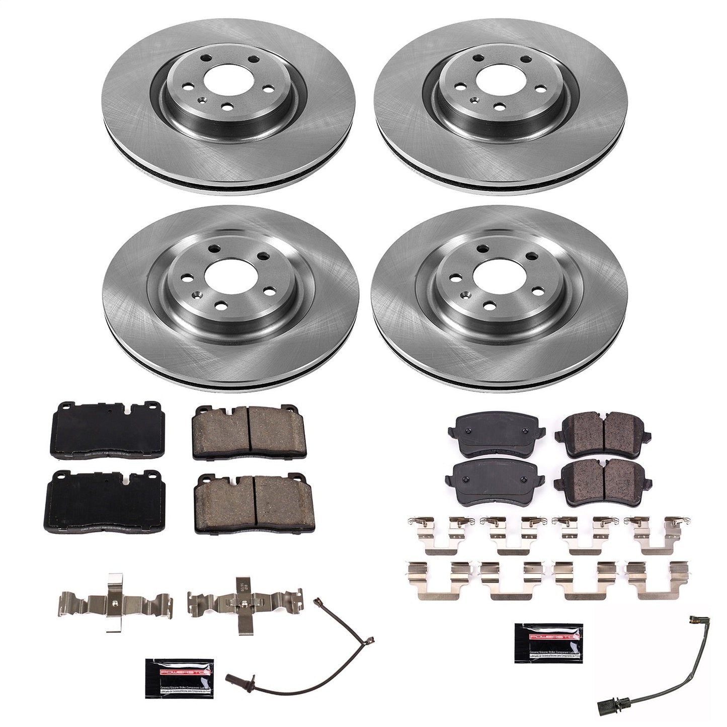 PowerStop 17-18 Audi A6 Front & Rear Autospecialty Brake Kit (KOE7532)