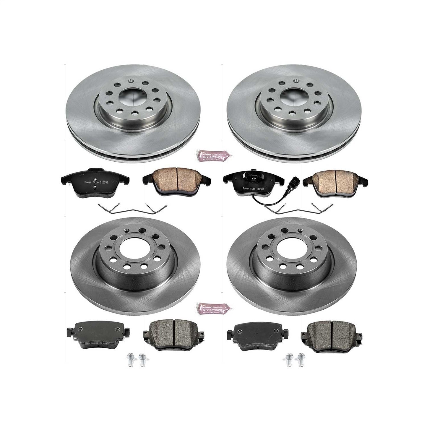 PowerStop 16-18 Audi Q3 Front & Rear Autospecialty Brake Kit (KOE7537)