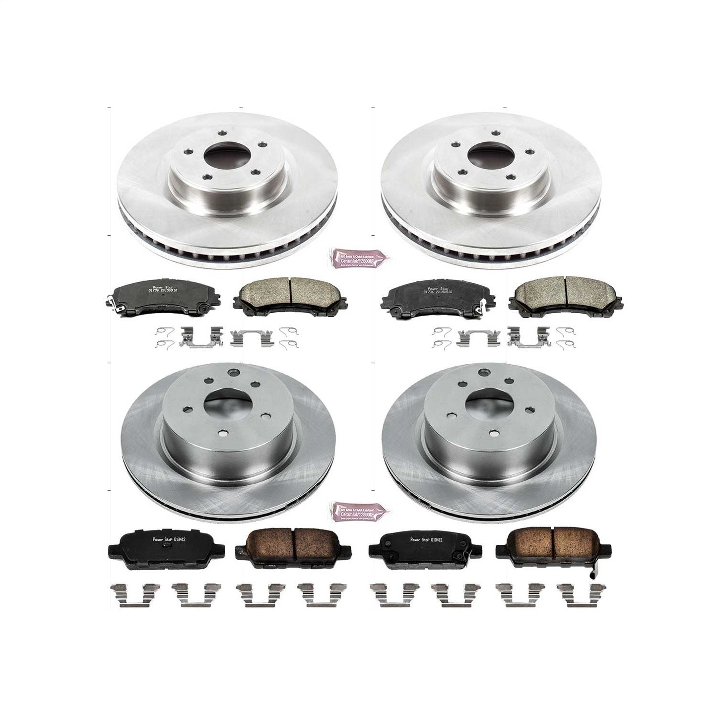 PowerStop 16-17 Infiniti QX50 Front & Rear Autospecialty Brake Kit (KOE7584)