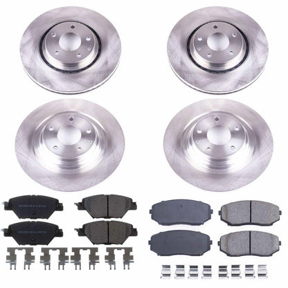 PowerStop 16-18 Mazda CX-9 Front & Rear Autospecialty Brake Kit (KOE7610)