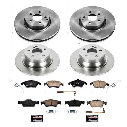 PowerStop 14-16 Mercedes-Benz E250 Front & Rear Autospecialty Brake Kit (KOE7612)