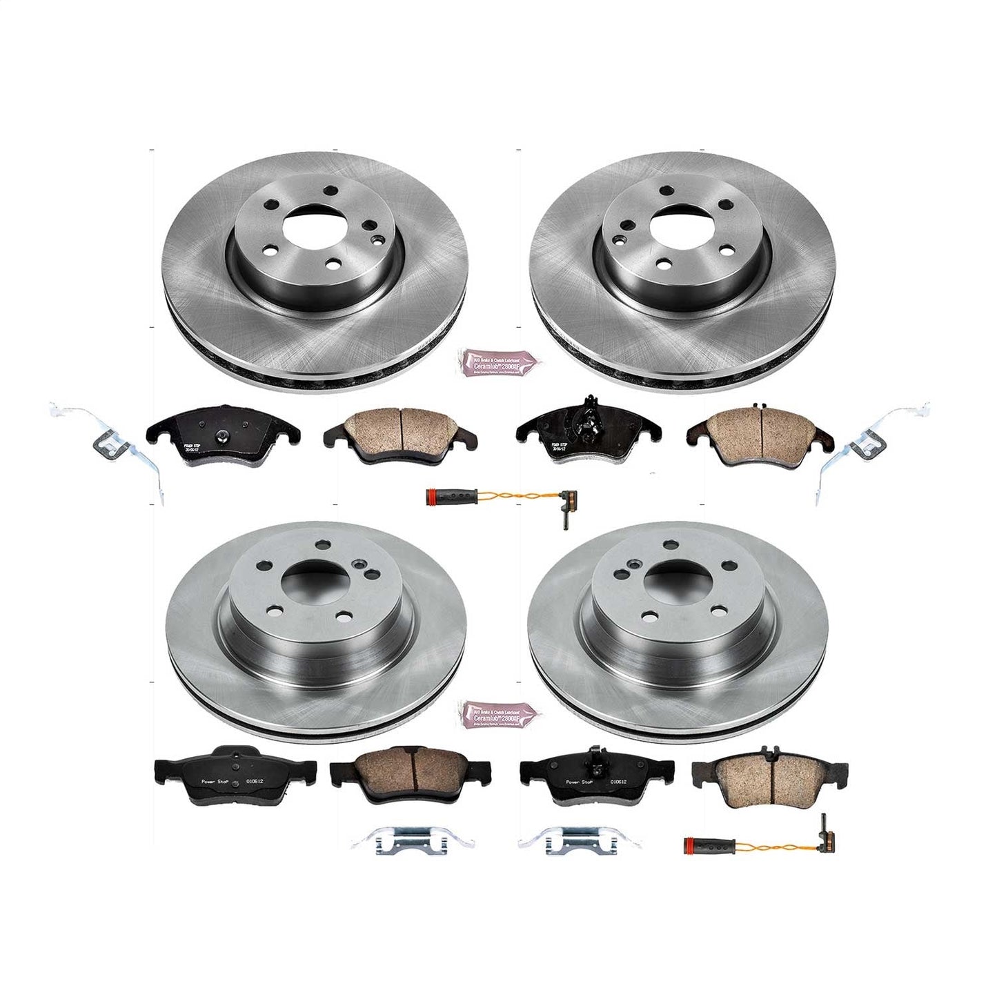 PowerStop 10-16 Mercedes-Benz E350 Front & Rear Autospecialty Brake Kit (KOE7616)