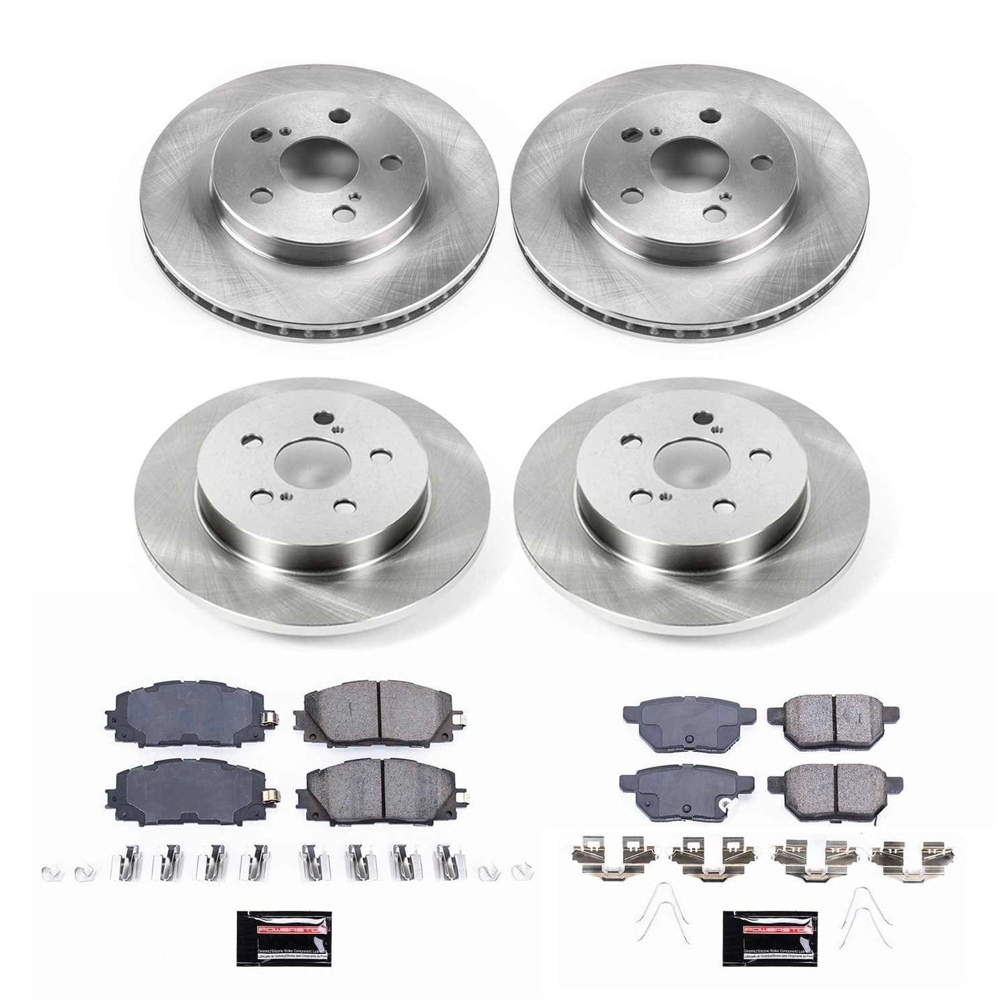 PowerStop 16-18 Toyota Prius Front & Rear Autospecialty Brake Kit (KOE7632)