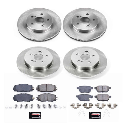 PowerStop 16-18 Toyota Prius Front & Rear Autospecialty Brake Kit (KOE7632)