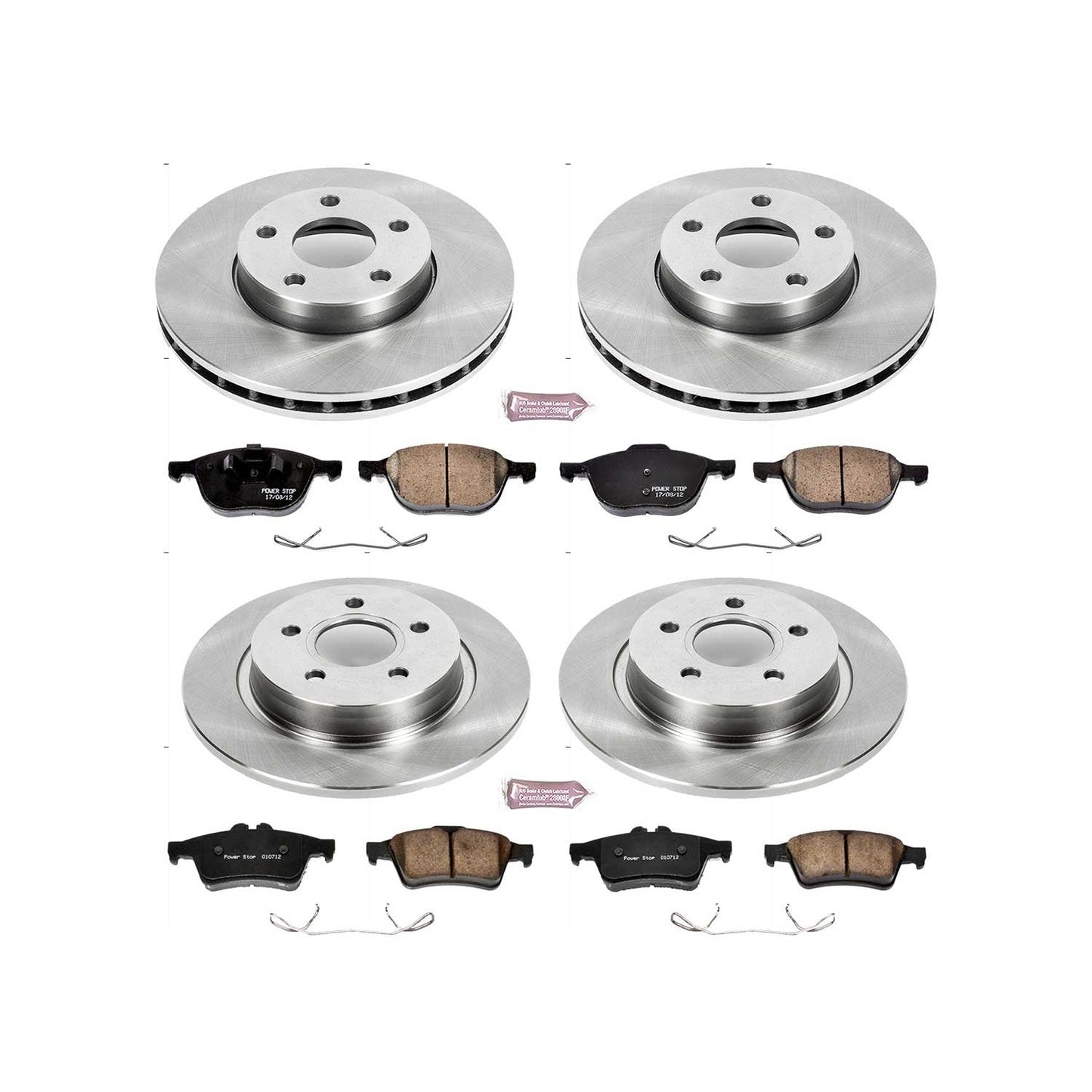 PowerStop 12-13 Volvo C30 Front & Rear Autospecialty Brake Kit (KOE7635)