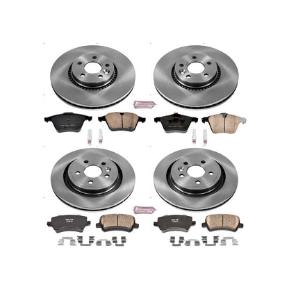 PowerStop 15-18 Volvo S60 Front & Rear Autospecialty Brake Kit (KOE7637)