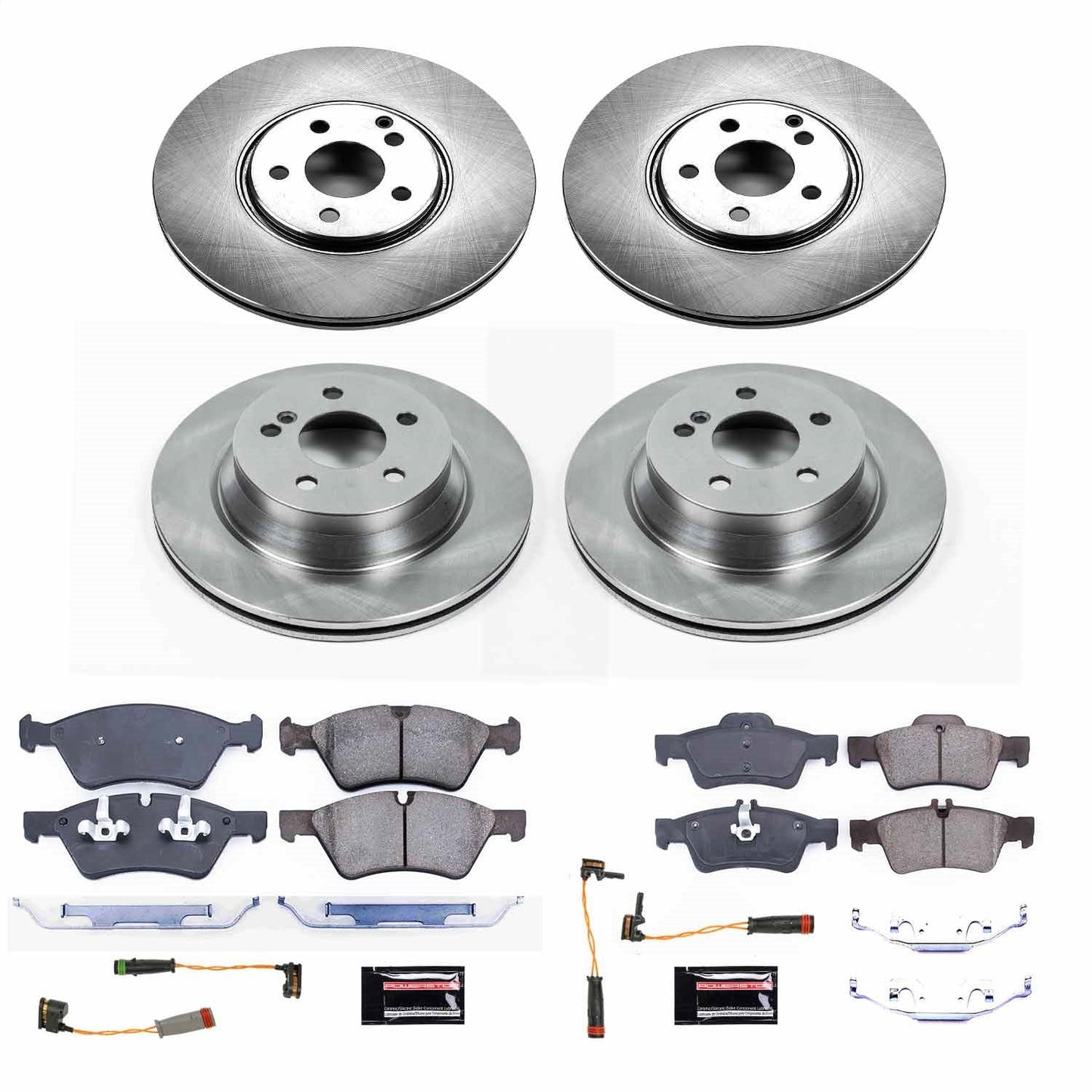 PowerStop 2006 Mercedes-Benz E500 Front & Rear Autospecialty Brake Kit (KOE7762)