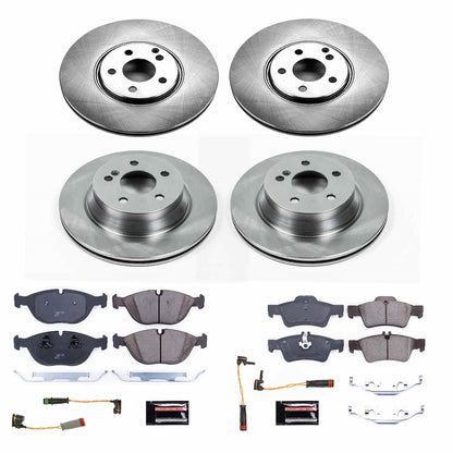 PowerStop 04-05 Mercedes-Benz E500 Front & Rear Autospecialty Brake Kit (KOE7763)