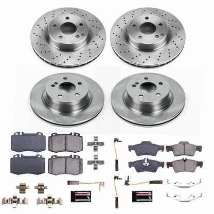 PowerStop 04-06 Mercedes-Benz E500 Front & Rear Autospecialty Brake Kit (KOE7764)