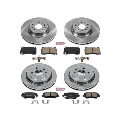 PowerStop 14-18 Cadillac CTS Front & Rear Autospecialty Brake Kit (KOE7817)