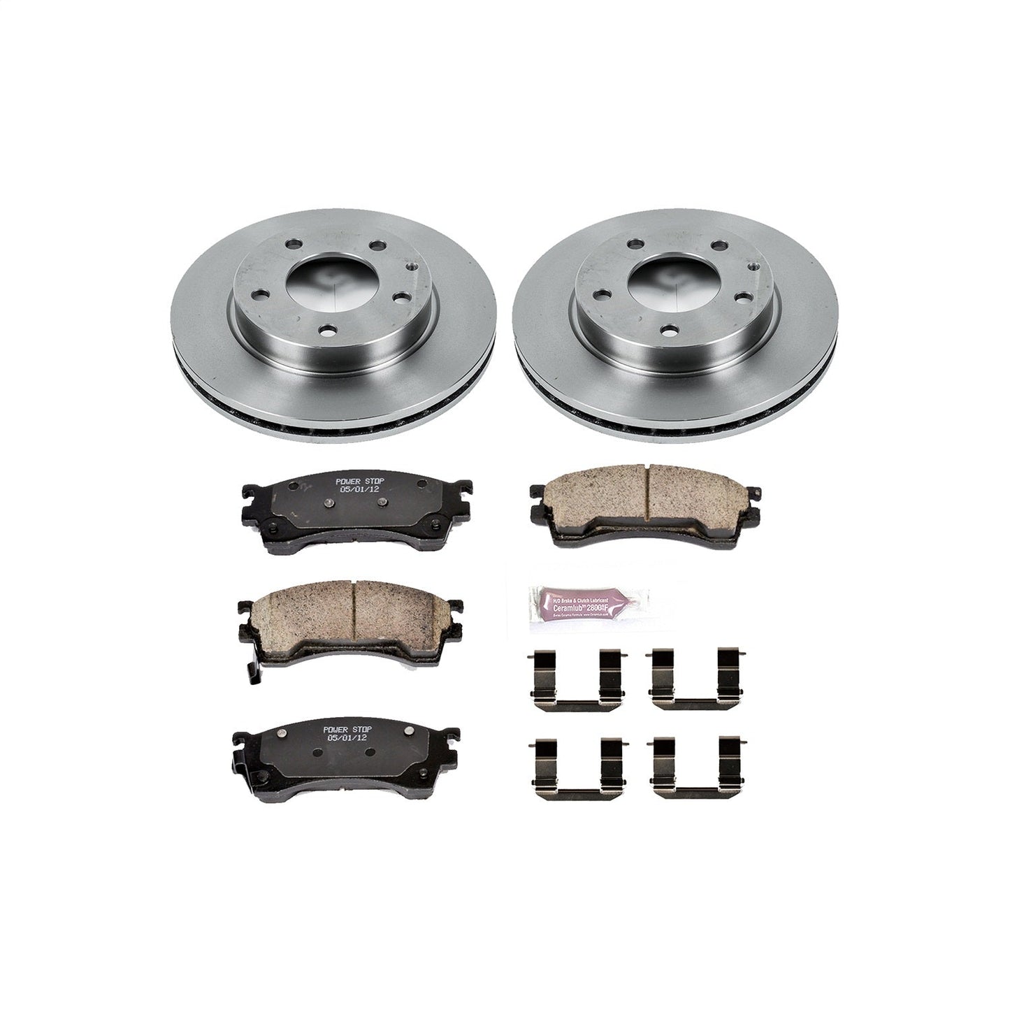 PowerStop 93-97 Ford Probe Front Autospecialty Brake Kit (KOE782)
