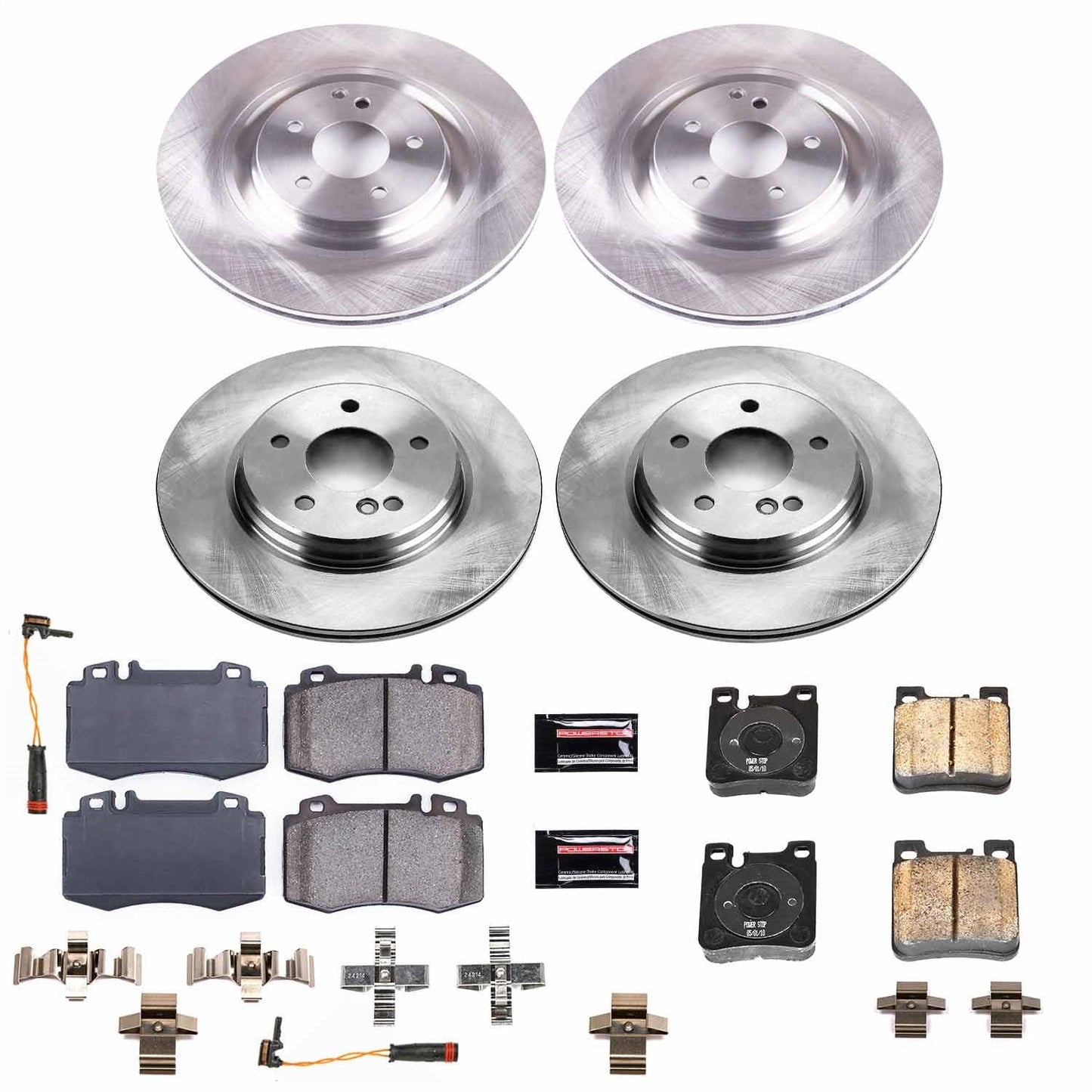 PowerStop 03-06 Mercedes-Benz CLK500 Front & Rear Autospecialty Brake Kit (KOE7828)