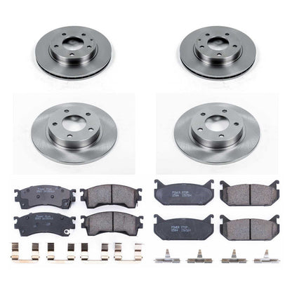 PowerStop 93-97 Ford Probe Front & Rear Autospecialty Brake Kit (KOE783)