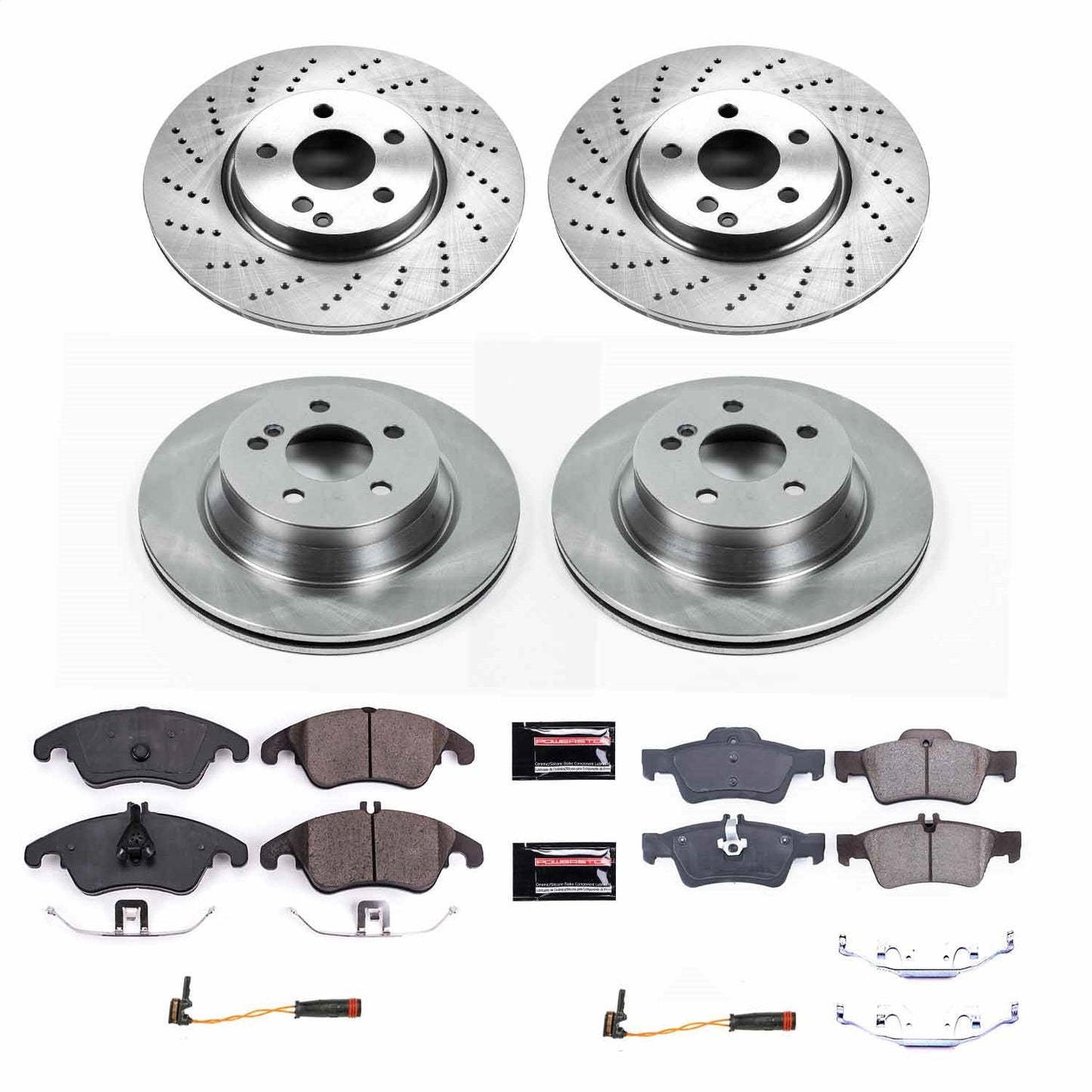 PowerStop 10-14 Mercedes-Benz E350 Front & Rear Autospecialty Brake Kit (KOE7830)