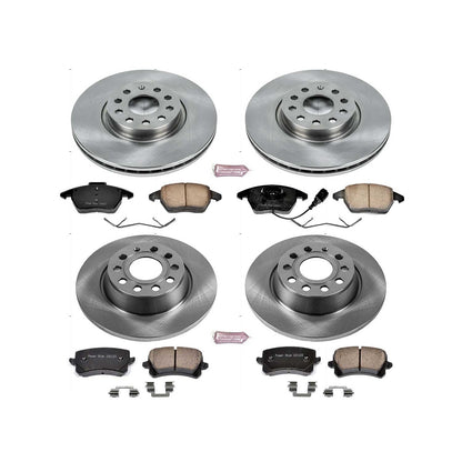 PowerStop 09-17 Volkswagen CC Front & Rear Autospecialty Brake Kit (KOE7836)