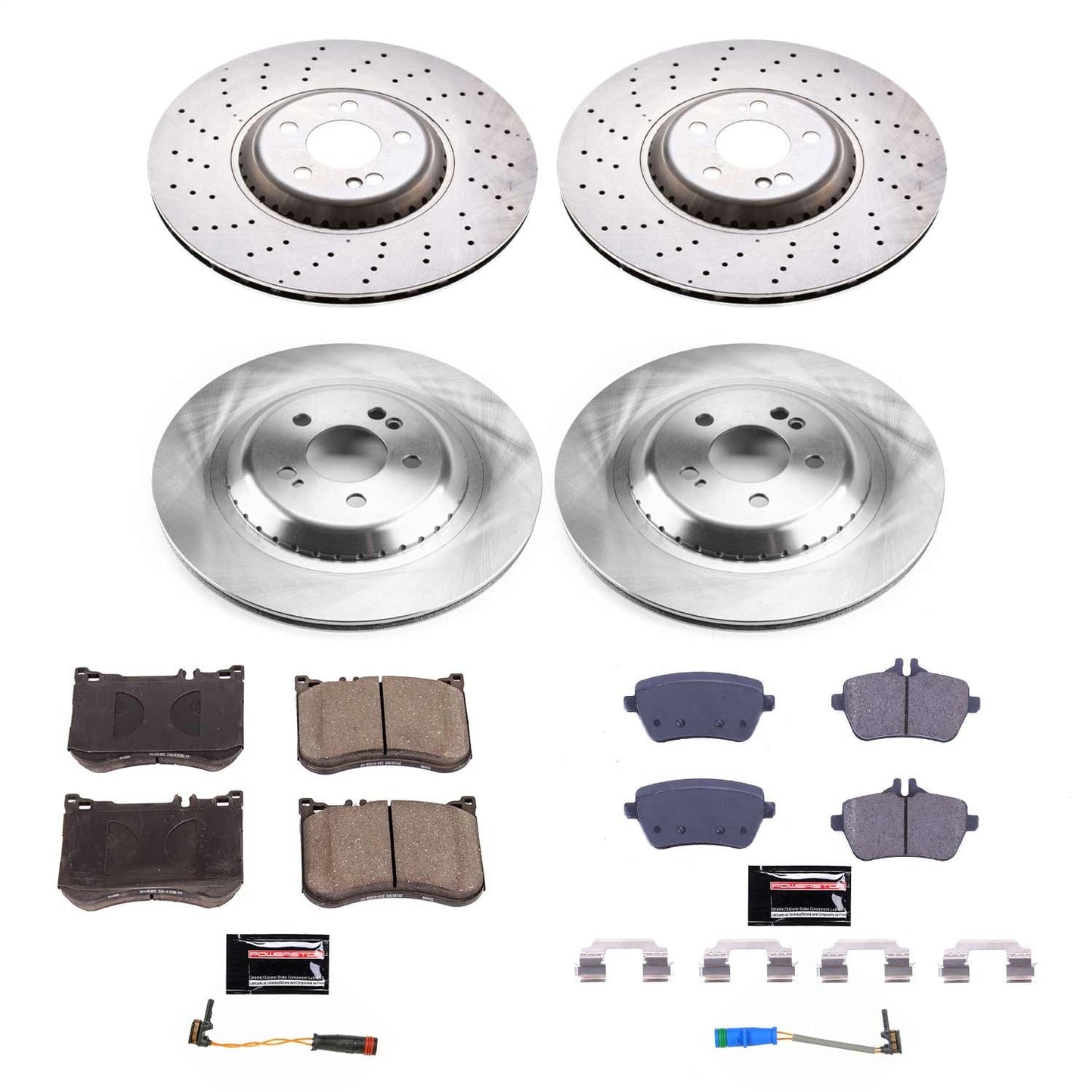 PowerStop 2017 Mercedes-Benz Maybach S550 Front & Rear Autospecialty Brake Kit (KOE7853)