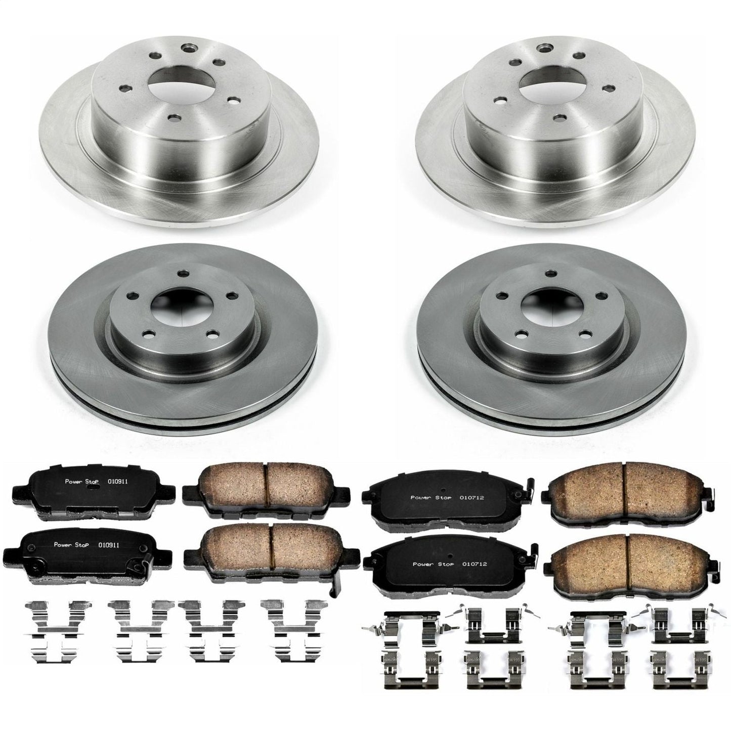 PowerStop 07-10 Nissan Altima Front & Rear Autospecialty Brake Kit (KOE7865)