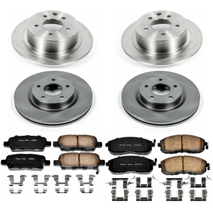 PowerStop 07-10 Nissan Altima Front & Rear Autospecialty Brake Kit (KOE7865)