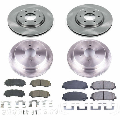 PowerStop 17-18 Nissan Titan Front & Rear Autospecialty Brake Kit (KOE7866)