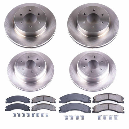 PowerStop 16-22 Nissan Titan XD Front & Rear Autospecialty Brake Kit (KOE7876)