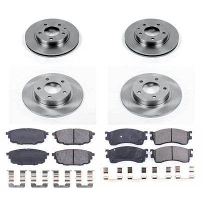 PowerStop 01-03 Mazda Protege Front & Rear Autospecialty Brake Kit (KOE789)