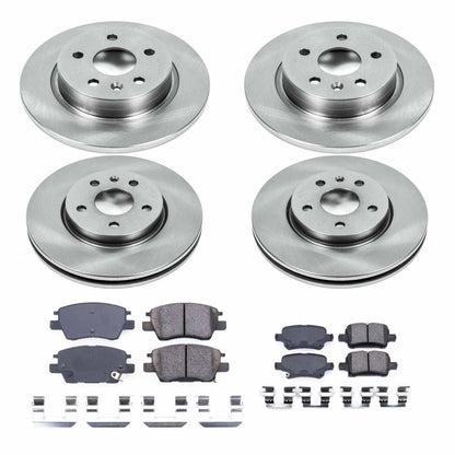 PowerStop 2016 Chevrolet Cruze Front & Rear Autospecialty Brake Kit (KOE7907)