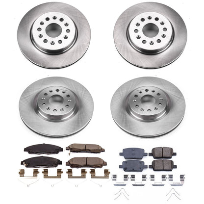 PowerStop 17-18 Cadillac XT5 Front & Rear Autospecialty Brake Kit (KOE7909)