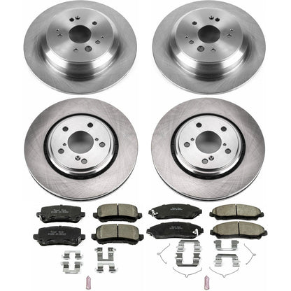 PowerStop 17-19 Acura MDX Front & Rear Autospecialty Brake Kit (KOE7922)