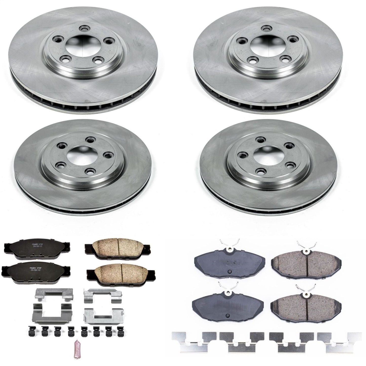 PowerStop 00-06 Lincoln LS Front & Rear Autospecialty Brake Kit (KOE7937)
