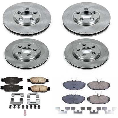PowerStop 00-06 Lincoln LS Front & Rear Autospecialty Brake Kit (KOE7937)