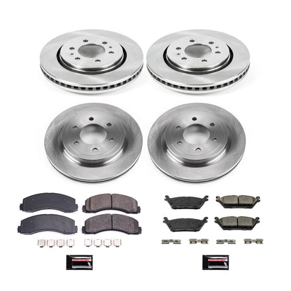 PowerStop 2018 Ford Expedition Front & Rear Autospecialty Brake Kit (KOE8026)