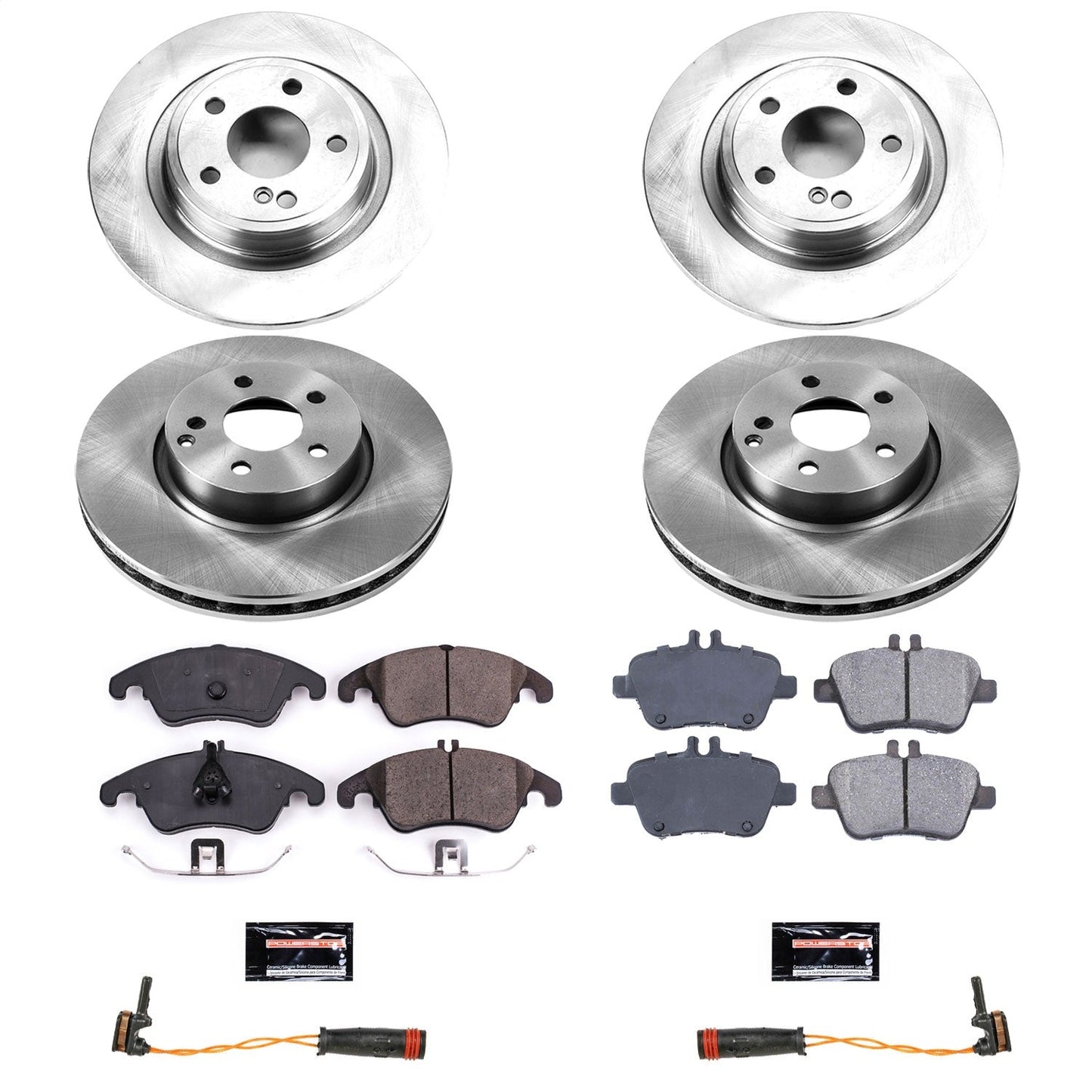 PowerStop 2018 Mercedes-Benz SLC300 Front & Rear Autospecialty Brake Kit (KOE8056)