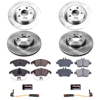PowerStop 2018 Mercedes-Benz SLC300 Front & Rear Autospecialty Brake Kit (KOE8056)