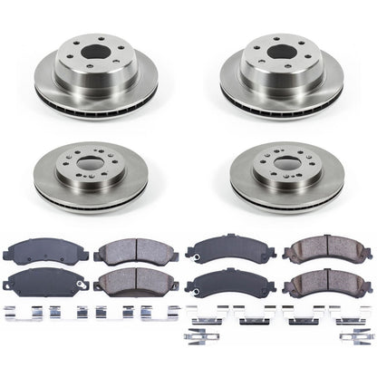 PowerStop 05-06 GMC Sierra 1500 Front & Rear Autospecialty Brake Kit (KOE8071)