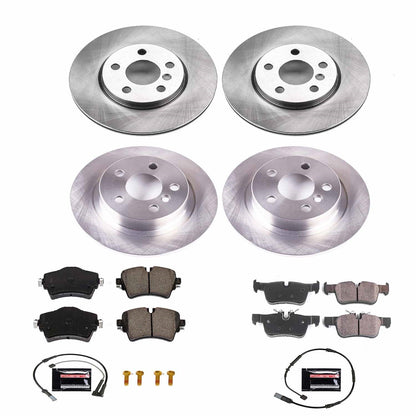 PowerStop 16-18 Mini Cooper Clubman Front & Rear Autospecialty Brake Kit (KOE8105)