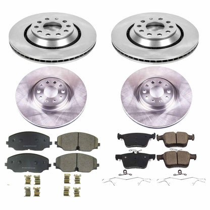 PowerStop 2018 Volkswagen Atlas Front & Rear Autospecialty Brake Kit (KOE8118)