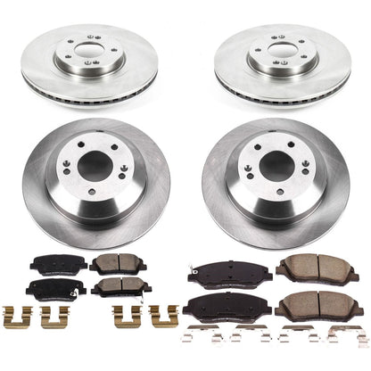 PowerStop 2019 Hyundai Santa Fe XL Front & Rear Autospecialty Brake Kit (KOE8281)