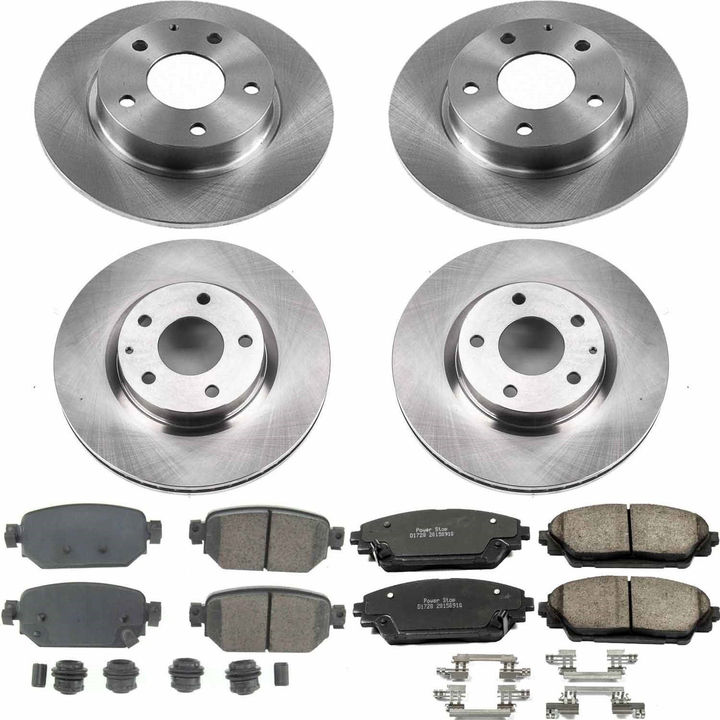 PowerStop 17-18 Mazda 3 Front & Rear Autospecialty Brake Kit (KOE8282)